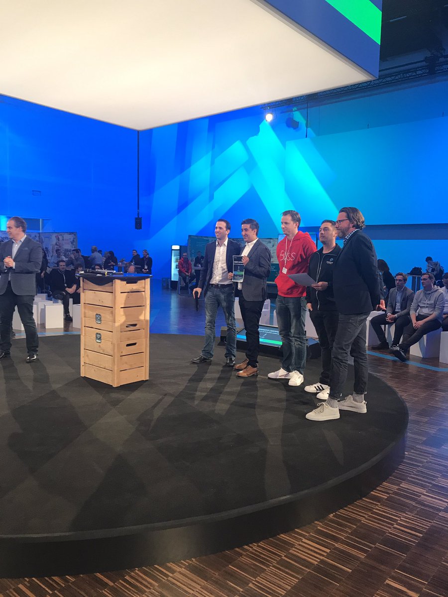 byndconventions's tweet photo. The winner for challenge „Apply A.I. to process complexity“ by @innogy is BPI-Unitek. Congratulations! #beyondconventions https://t.co/sj7OJetIt9