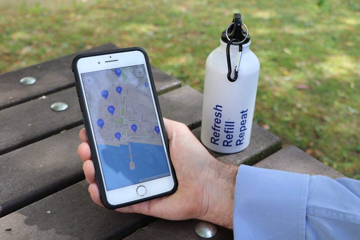 #ImproveYourLifeIn4Words - join the refill revolution! 

It’s easy to stay hydrated, save money and look after the environment around you. Just download the #refill app, grab your reusable bottle and go: bit.ly/2xRc0el