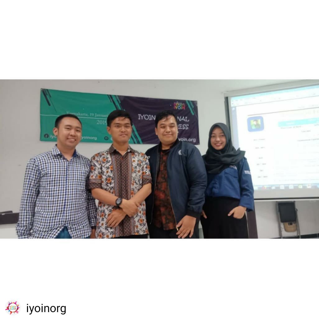 [Press Release New President]

Selamat kepada 
Muhammad Frassetia Lubis yang telah terpilih menjadi presiden baru 2019 IYOIN Nasional. 

STAY CONNECTED.
Web : iyoin.org
Twitter : @iyoinorg
Facebook : @iyoinorg
Instagram : @iyoinorg
LINE ID : @ksy6330u