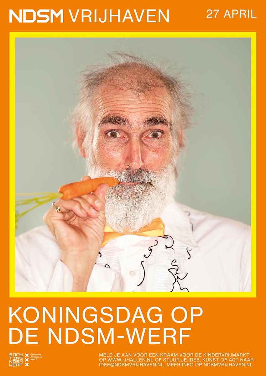 Ook dit jaar kleurt de NDSM-werf oranje tijdens Koningsdag! Op 27 april vieren we feest met NDSM Vrijhaven 2019. Houd ons FB evenement in de gaten om op de hoogte te blijven van al het leuks dat gaat komen.

🧡🧡🧡

#365dagenineendag #koningsdag2019 #ndsmvrijhaven #oranjeboven