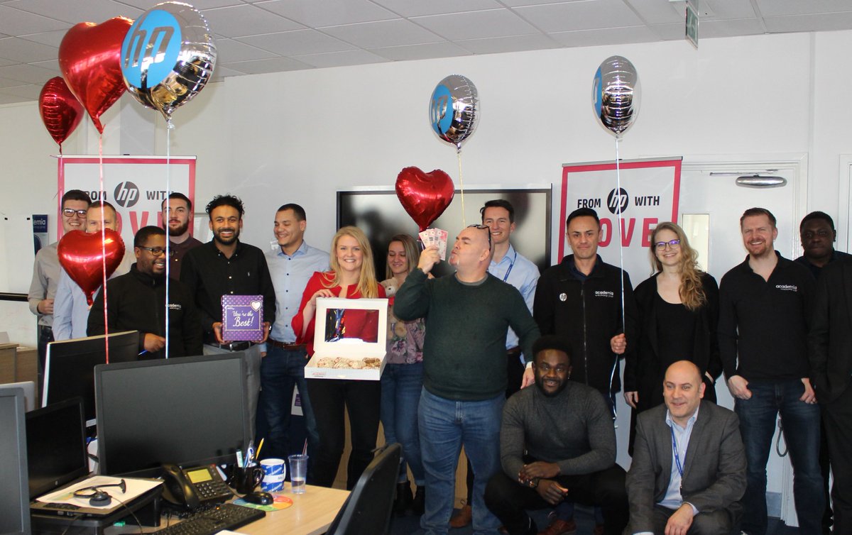 #ValentinesDay has come early at #Academia where the <a href="/HPEDU/">HP Education</a> team are showing how much they love our team and our#education customers.  You can get some #love too when you visit our #HP page: academia.co.uk/hp/