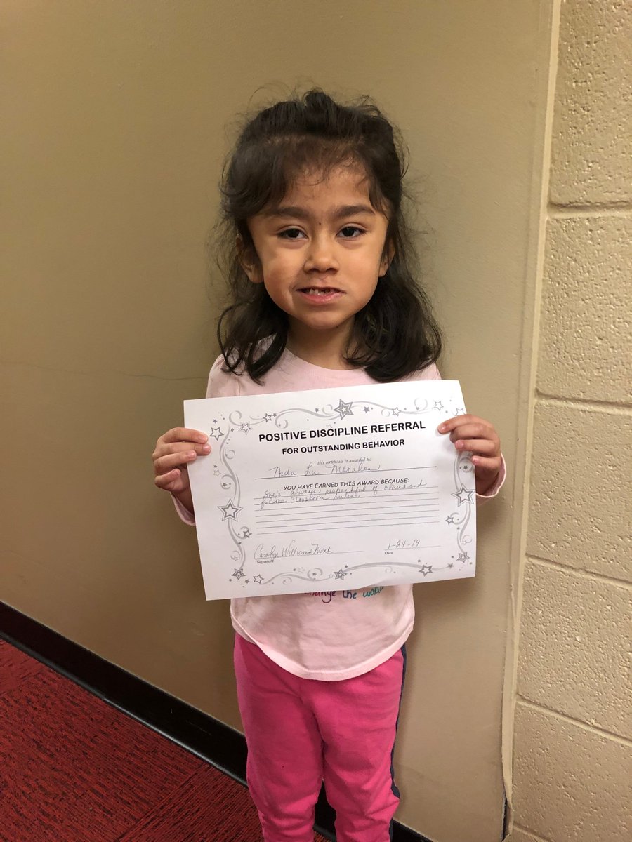 UES_Spartans's tweet photo. Congratulations to these students for their POSITIVE REFERRAL for doing great things in the classroom! We are so proud of them! @UES_Spartans #PBIS #greatjobstudents https://t.co/87GBCZa6df