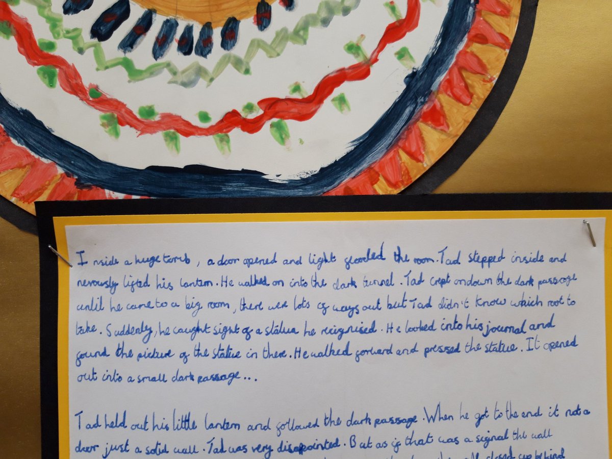 HoughtonPrimary's tweet photo. It's all about #AncientEgypt in Year Four - and some super examples a description and narrative. @dfe #crosscurricularwriting #progressinwriting @britishmuseum https://t.co/UMrRAFH4RL
