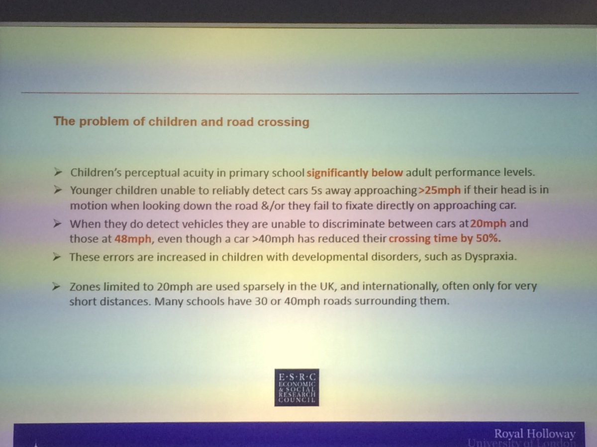 BikeabilityUK's tweet photo. John Wann, one of our trustees, arguing from research evidence for better driver speed awareness to reduce risk to others including children at #RoSPARoad today https://t.co/H2xF4uoE1B