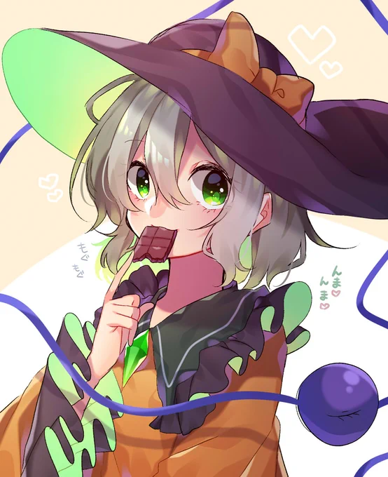 バレンタイン絵間に合わないから落書きこいしちゃんポイ 
