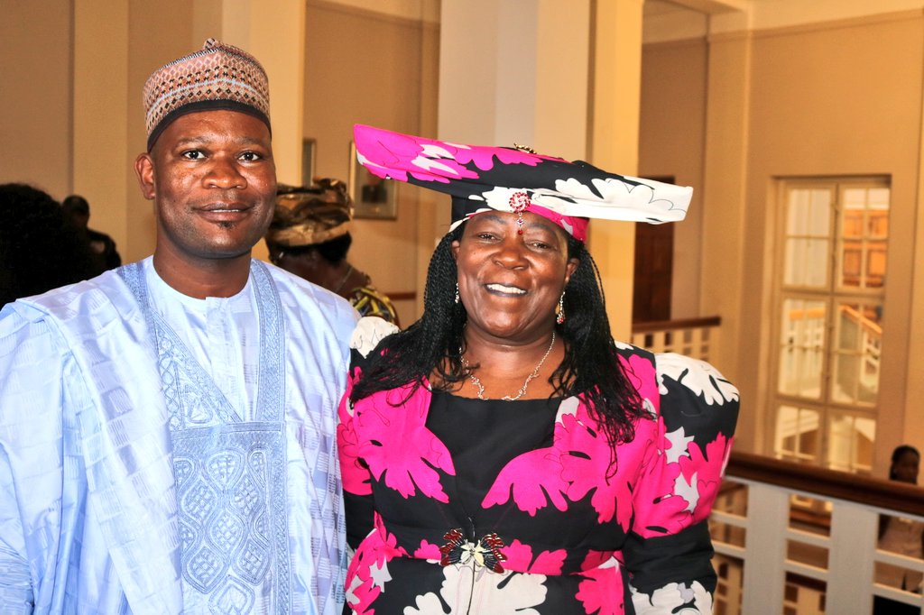 OfficeSwapo's tweet photo. Members of Parliament before the Opening.

#NamParliament2019 https://t.co/vGOIPUhv6X
