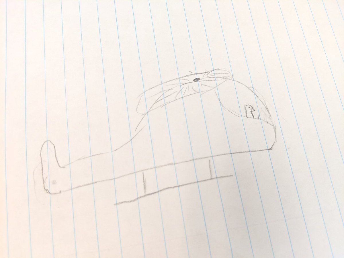 SmithsonFRES's tweet image. 😆 🚁 Student quietly hands me his drawing of a pigeon driving a helicopter - made my morning for some reason! It's the little things sometimes.. #PowTeach4 #pcpsFRES