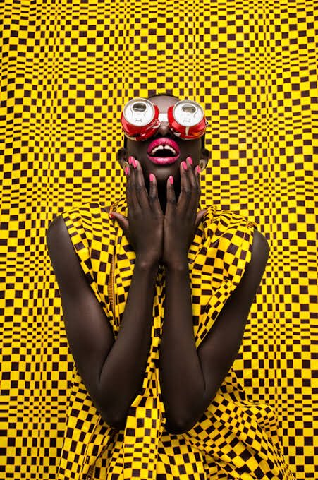 Kenyan beauty and fashion photographer Thandiwe Muriu from her series ‘Camo.’