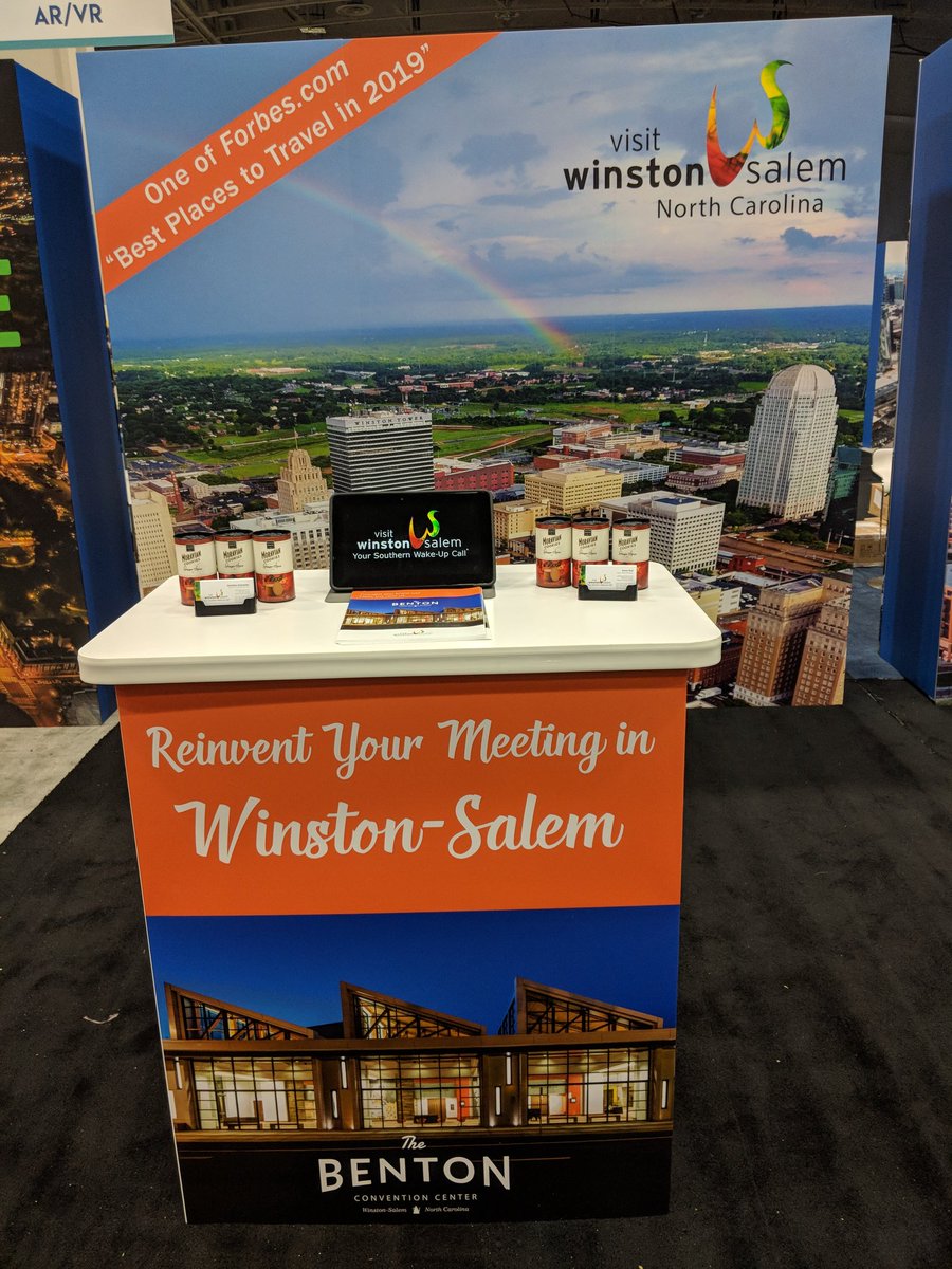 VWSChristian's tweet photo. Looking forward to sharing #Moravian cookies and exciting updates about #WinstonSalem with #Eventprofs at #DSDC19 #visitws #meetws #WakeUpRewards https://t.co/o4bikXYO2A