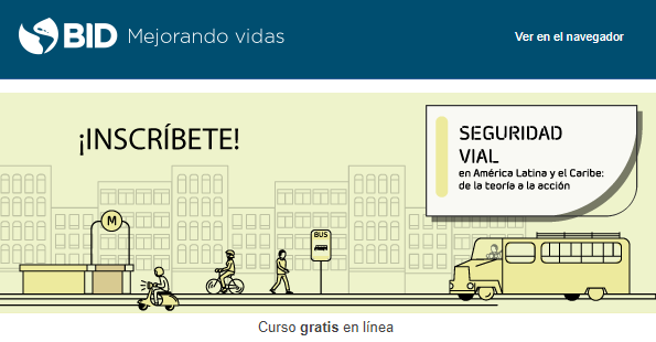 CamiloCardonaT's tweet photo. Para los que nos gusta salvar vidas y aprender sobre #SeguridadVial, aquí les comparto curso online gratuito de @el_BID “Seguridad Vial: en América Latina y el Caribe de la teoría a la acción”
@deespacio @SectorMovilidad @MovilidadCali 

https://t.co/kpeLoz0mS8 https://t.co/say2dZoxuh
