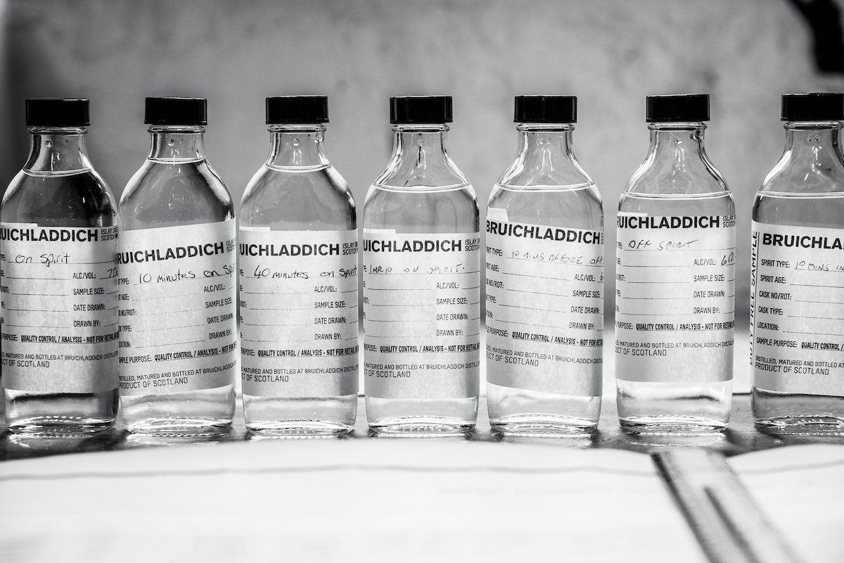 Samples from our middle cut... stillhouse, Islay.