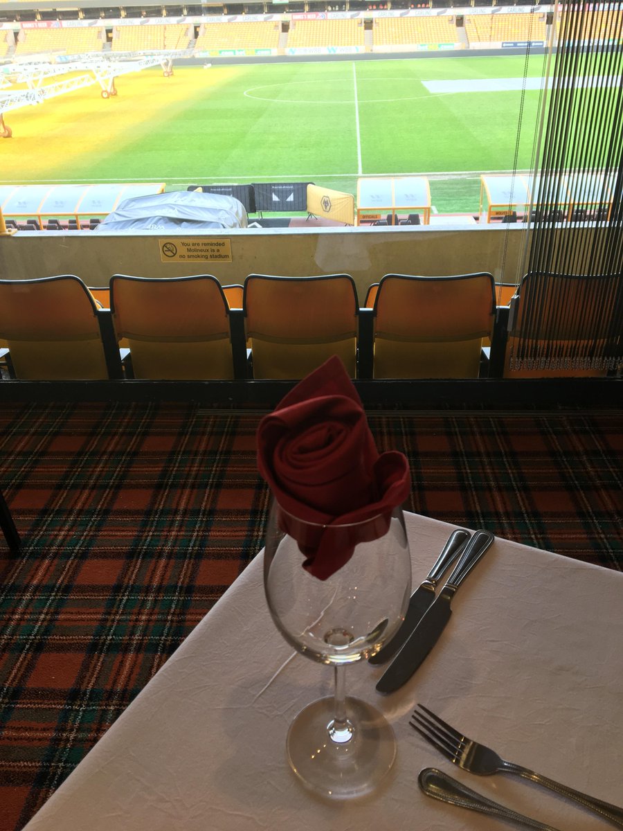 Love is in the air at Molineux! Only a few spaces left for our Valentines Dinner on 15th February!! goo.gl/uBwxwb