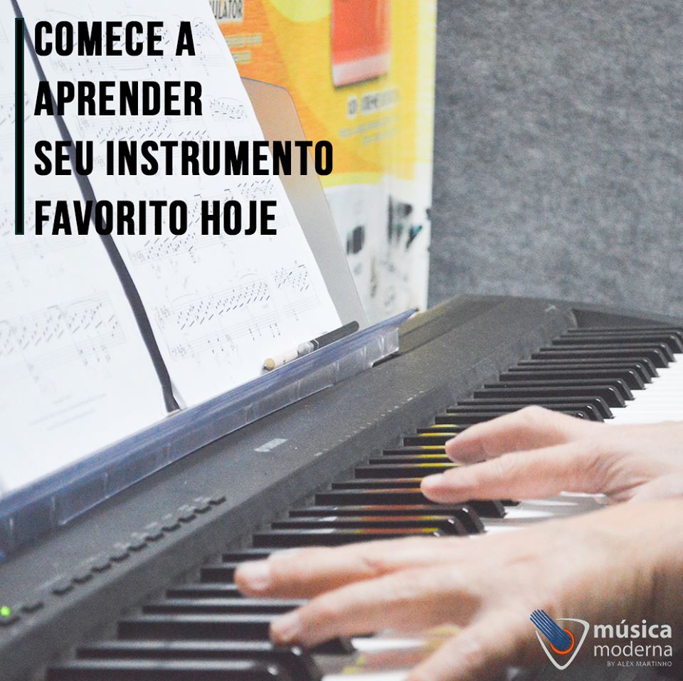 Nunca é tarde para aprender aquele instrumento que você gosta!

Agende hoje mesmo a sua aula experimental e comece a trilhar o seu caminho musical.