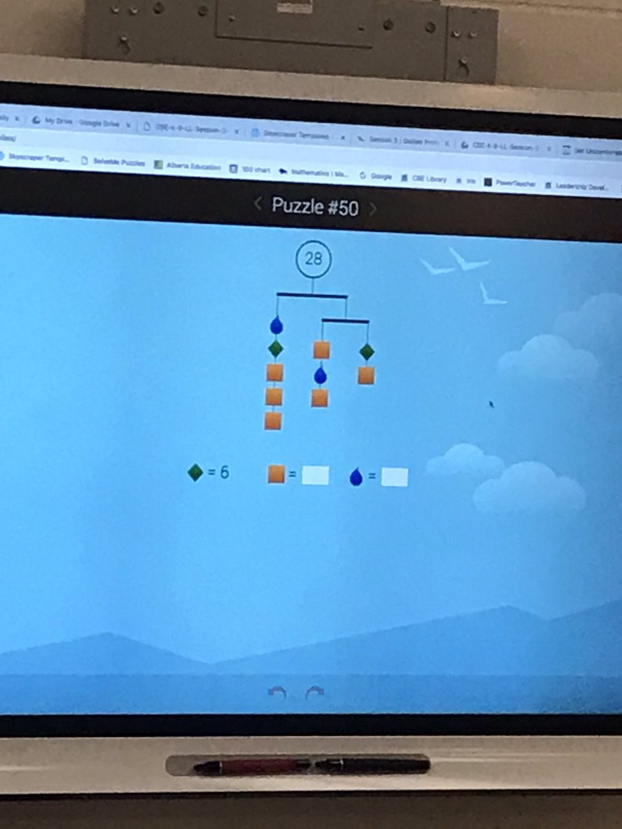 ThrivingIn3's tweet photo. Collaborating and sharing strategies to solve this puzzle. What do we need to know first? #cbemath https://t.co/a2Ws4MoycB