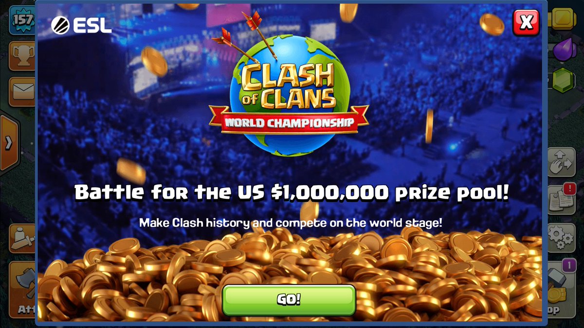 Será que entre la comunidad hispana podríamos armar un ultimate time para la competición??
@UNDERTAKERCOC  <a href="/shioNwu/">shioN🔥</a> <a href="/ZolokOficial/">Código: ZOLOKO</a> @dalgurakcoc @EcuaBayronf <a href="/AlambredjYT/">Alambredj</a> <a href="/yoelelvi34/">The_yv34</a> <a href="/ClashofClansESC/">Clash of Clans ES</a>
 La comunidad hispana esta presente 🔥🔥🔥💯💯💯