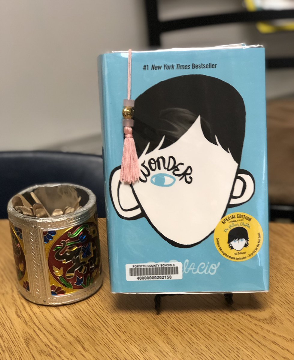 MrsWilgus's tweet photo. We are so excited to begin our next read-aloud!  This book is one of my all time favorites! #Wonder #choosekind #readaloud #WhatAreYouReadingWednesday #BigCreekRoars https://t.co/9q29FcgAFq