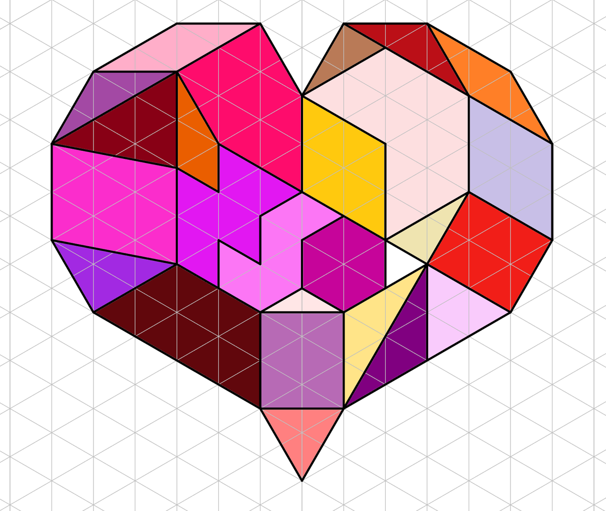 ❤️💜If the white triangle is 1, what other numbers can you see?💜❤️

❤️📐"Every triangle is a love triangle when you love triangles." Pythagoras 📐❤️
#numbersearch