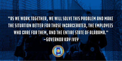 ALCorrections's tweet photo. Read @GovernorKayIvey’s full statement about rebuilding the #Alabama #correctionssystem: https://t.co/F6PSTZbXlo #ADOC https://t.co/3KfBqxdO2L