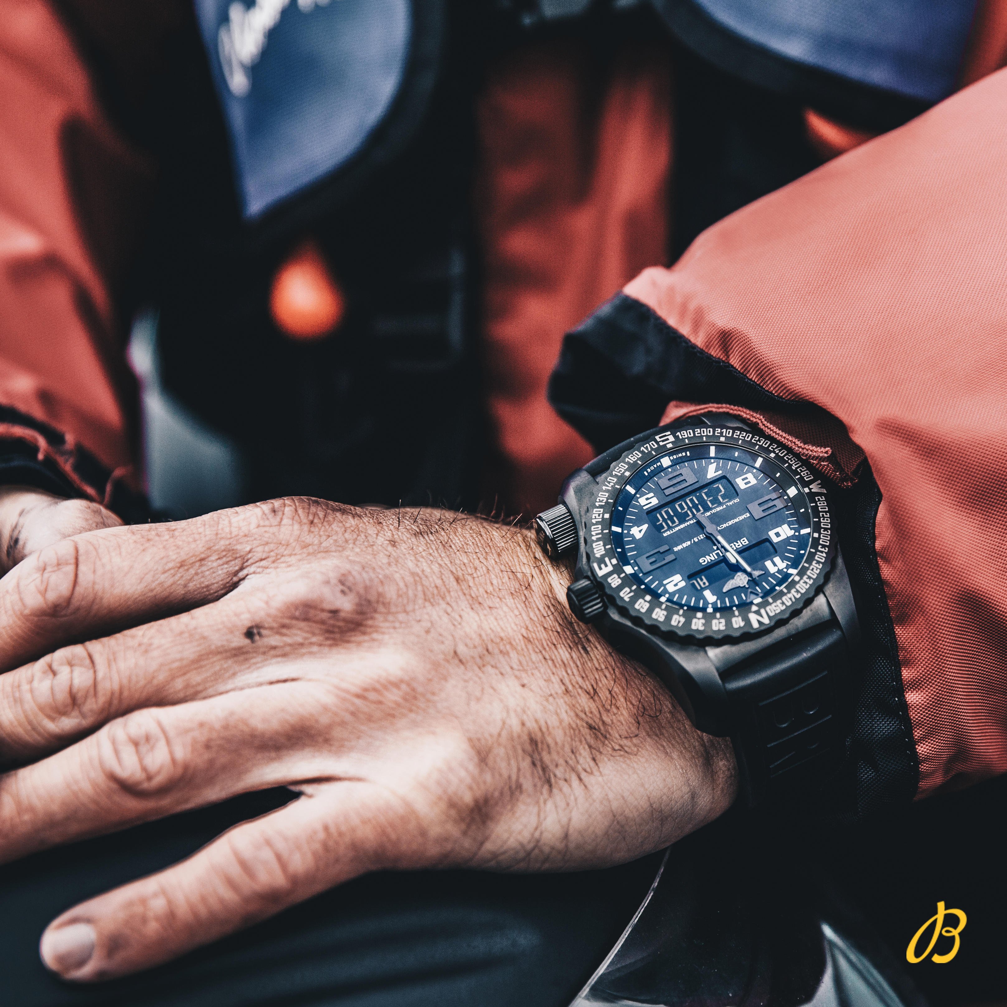 Breitling watch with emergency beacon hot sale
