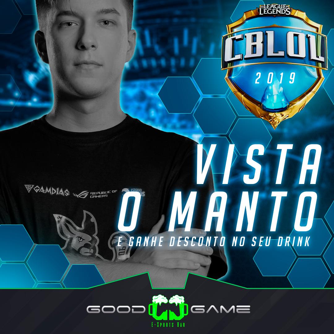 ggesportbar's tweet photo. A promoção continua...
Ganhe 50% de desconto nos drinks do #CBLoL vindo assistir as partidas aqui no GG durante o final de semana usando o manto da sua equipe do coração.
Basta comparecer, sem sorteio, nem nada, chegou vestido, ganhou desconto.
#GoodGameBar https://t.co/rKtK17U8lH