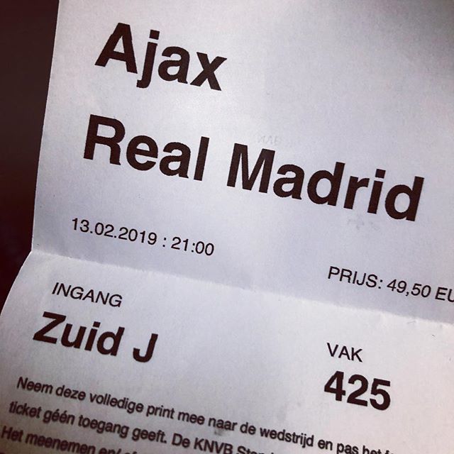 Tonight’s the night. #ajarea #bloedzweettranen #dapperestrijders bit.ly/2E8hGVk