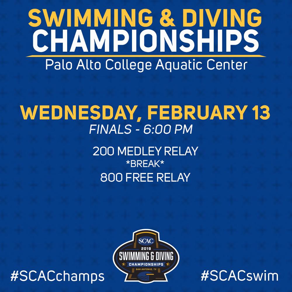 SCAC_Sports's tweet photo. The 2019 #SCAC Swimming &amp; Diving Championship is here #SCACnation! We're just 2 hours away from the start of competition! 

📍Palo Alto College
⌛️6:00 pm

Full Schedule 👇🏼 https://t.co/6JRQTCIYfN