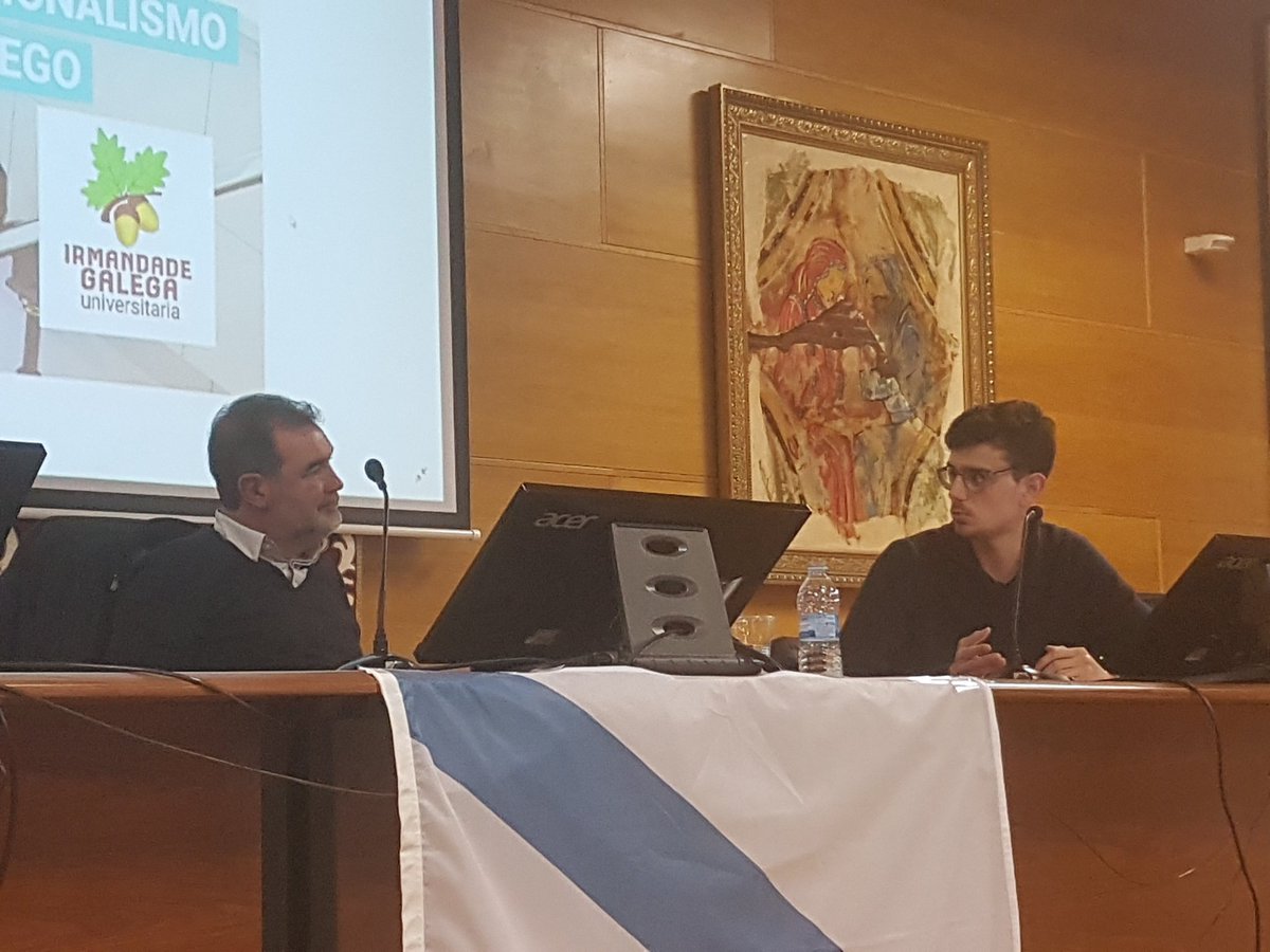 irmandadega's tweet photo. Foi un pracer compartir con todos e todas vós esta tarde de mércores na que xunto a un convidado de luxo, @anxo_quintana analizamos o futuro do nacionalismo e do país. Sempre traballando para Galicia! #VolveQuin https://t.co/4Chndhr5T8