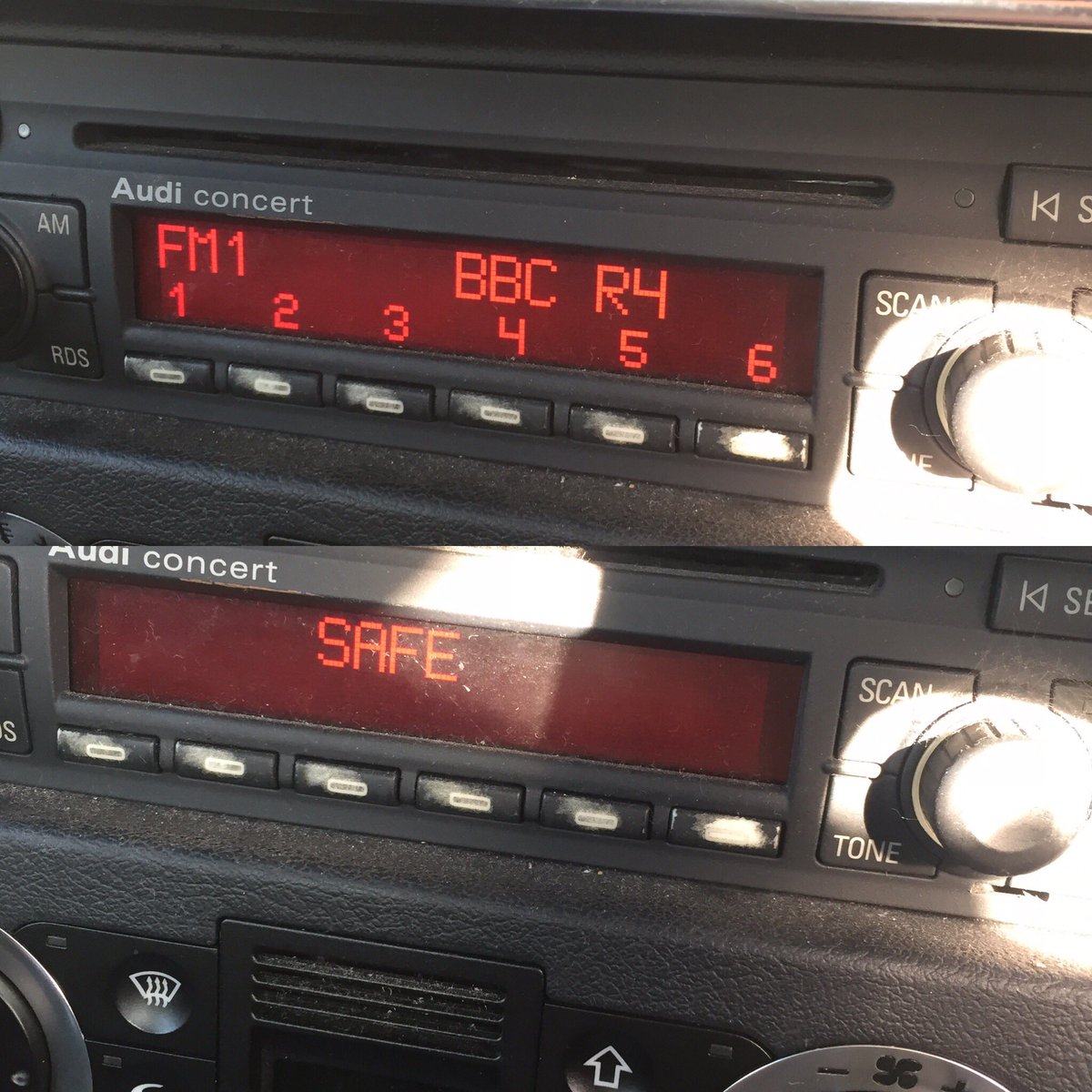 audi radio code retrieval