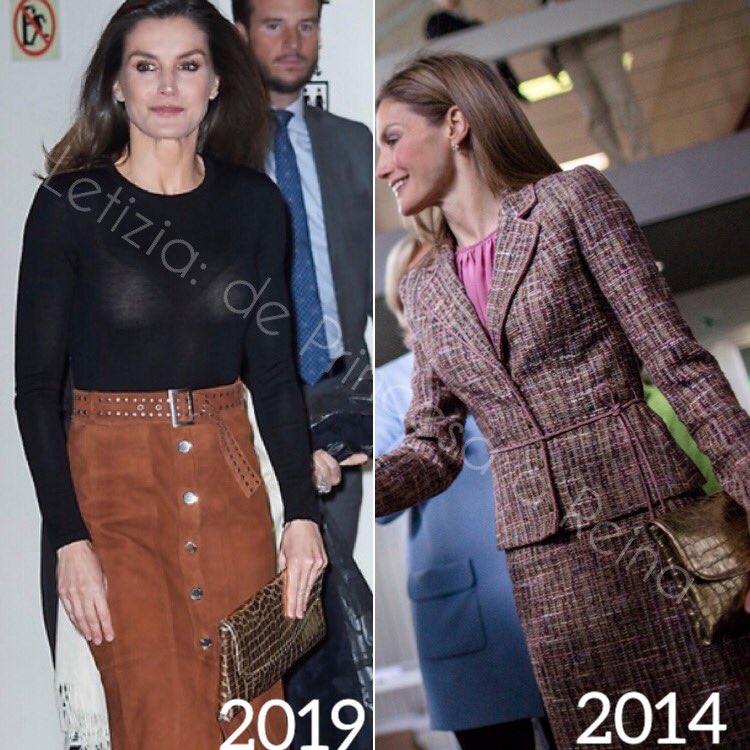 LetiziadePaR's tweet photo. 🔹El bolso que llevó Doña Letizia hace 1 semana en animal print dorado lo tiene desde 2014, cuando lo estrenó en un acto en Ginebra.
.
.
.
.
#reina #bolso #clutch #reinaletizia #españa #spain #queen #queenletizia #royal #royalook #royalstyle. https://t.co/VrqORlF45I