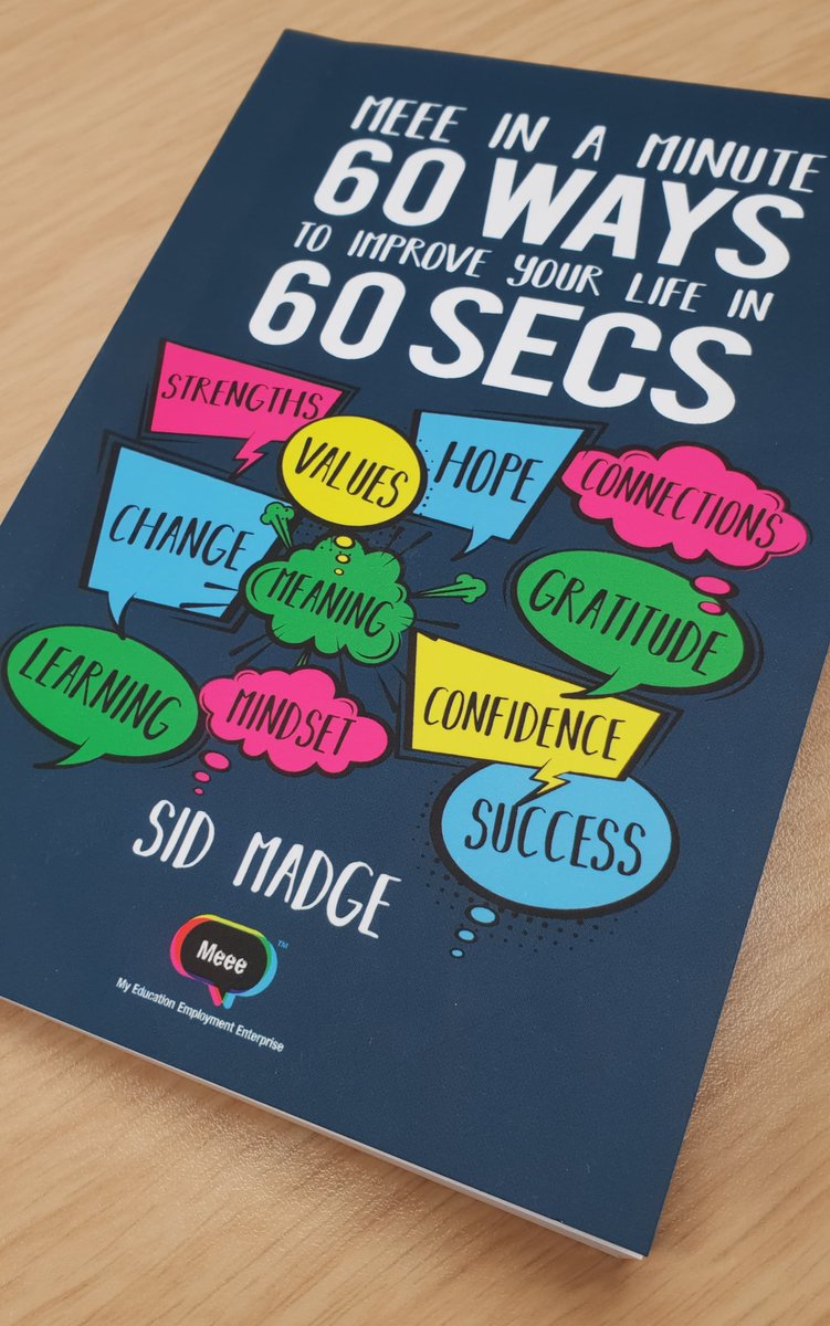 Meee_HQ's tweet photo. "Meee in a Minute" by @MadgeSid 📖#ImproveYourLifeIn4Words #Bemoreyouwithmeee #meeeinaminute https://t.co/tX8xtvhqu4