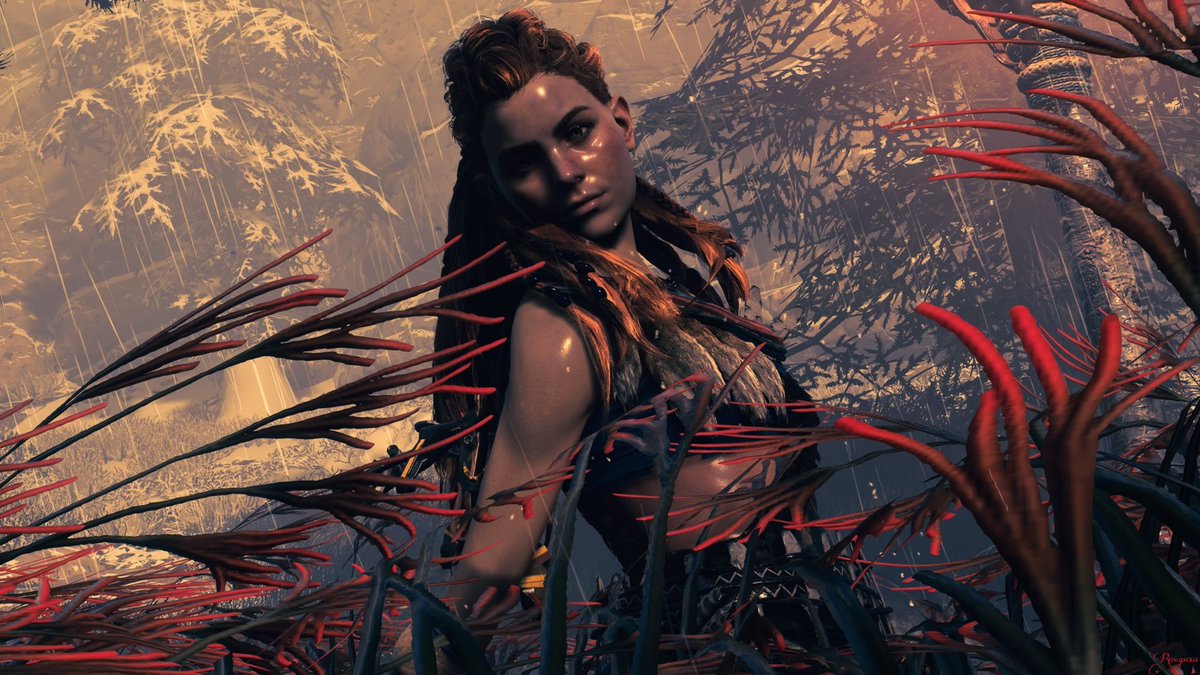 Rosapexa's tweet photo. I looked through my old pictures again for #VPInspire 💙
And i think, i found some gems 😊

Let's start with gorgeous Aloy (and a liitle bug 🦗) in the rain ☔

#HorizonZeroDawn
#HZDPhotoMode
#VirtualPhotography #VGPUnite https://t.co/Ruwed3s4hA