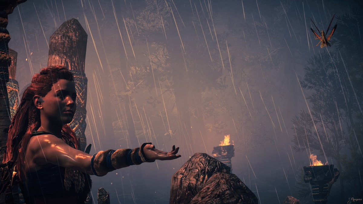 Rosapexa's tweet photo. I looked through my old pictures again for #VPInspire 💙
And i think, i found some gems 😊

Let's start with gorgeous Aloy (and a liitle bug 🦗) in the rain ☔

#HorizonZeroDawn
#HZDPhotoMode
#VirtualPhotography #VGPUnite https://t.co/Ruwed3s4hA