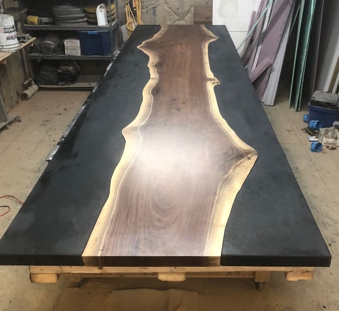 BuddyRhodesCP's tweet photo. Concrete and wood make a great match in this awesome table made by Artisan Elements. They used BR Carbon Black pigment to get that beautiful black concrete.
#concrete #artisan #concretewood #concretetable #cocnretefurniture #buddyrhodes #buddyrhodesconcrete #concretepigment https://t.co/yk4ayOb9ot