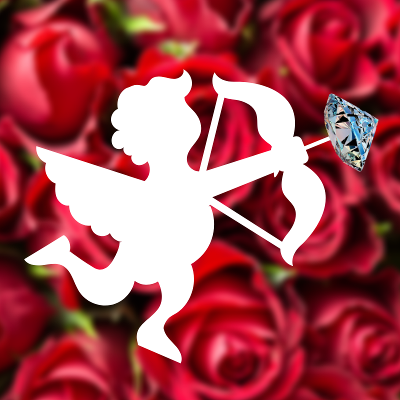 NoahGabrielCo's tweet image. The Romans believe Cupid’s arrows were tipped with diamonds. We definitely wouldn’t mind getting struck with Cupid’s arrow if that was the case! #DiamondFact