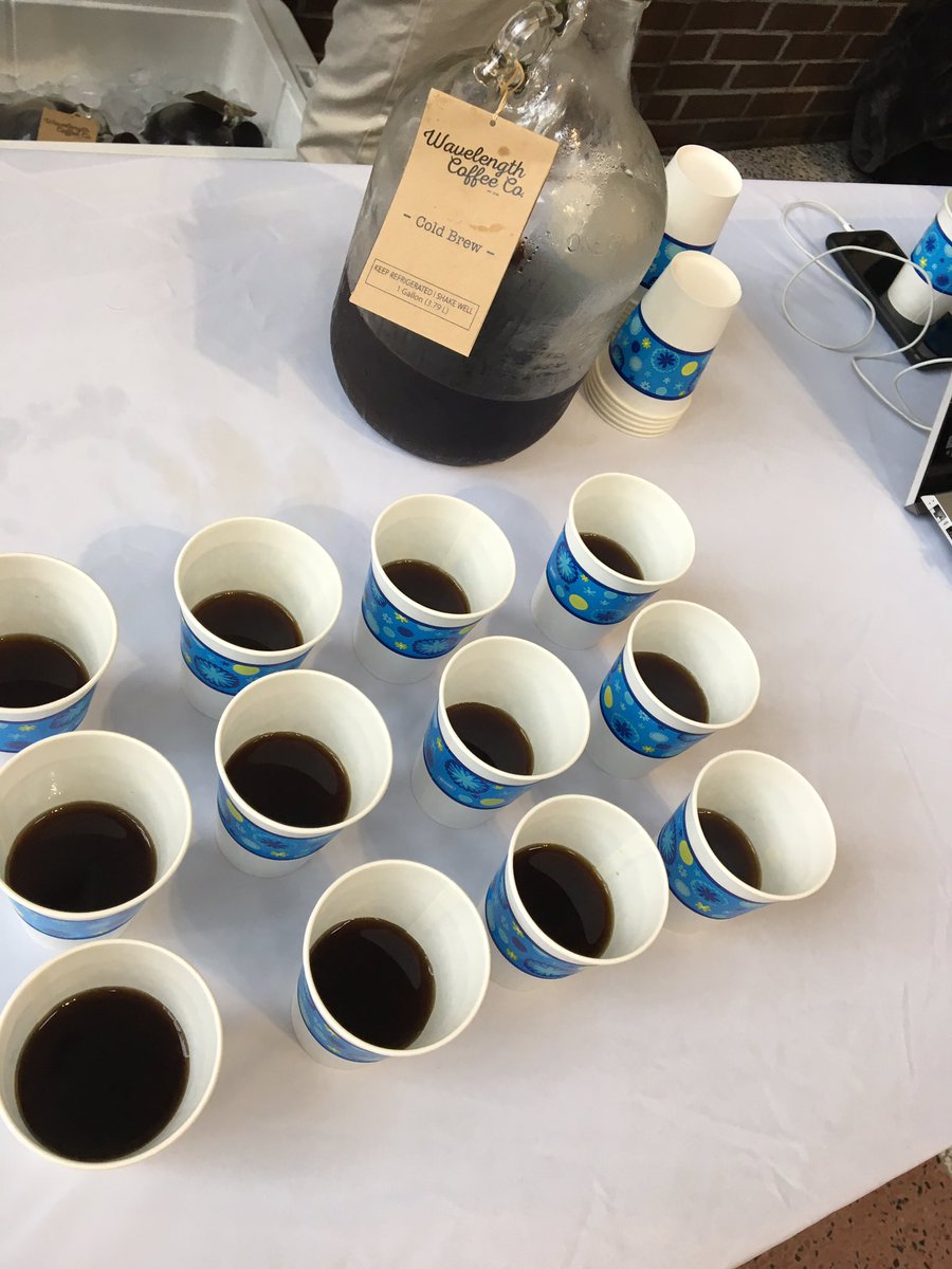 Meet us in the engineering atrium for free cold brew until 12!