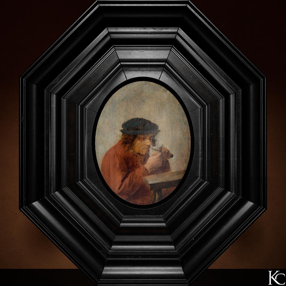 Although unsigned, this is unmistakably the work of Brouwer, best known for his depicted scenes of smoking, drinking and brawling peasants. 

Explore the works of renowned Flemish and Dutch Masters of the Golden Age in the VR #KremerMuseum!