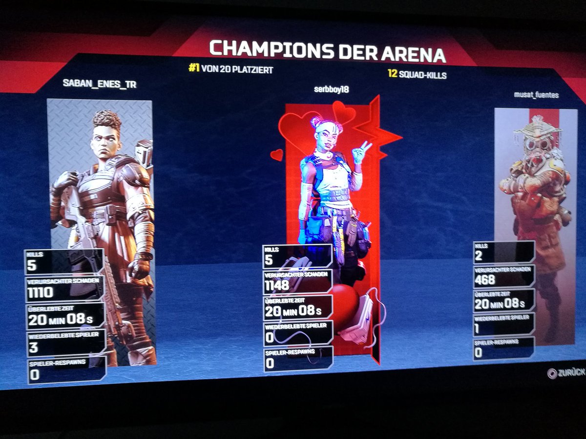 Miiskooo's tweet photo. @PlayApex thx for this Game!
#ChampAgain https://t.co/TvB8yYvwCm