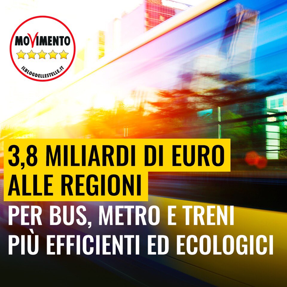 PaoloParentela's tweet image. Il Governo sblocca 4 miliardi di euro per le Regioni per potenziare il trasporto pubblico. Lo avete sentito in tv? Ovviamente no, lì continuano a dire che il @Mov5Stelle sta bloccando il Paese. Intanto più di 167 milioni vanno alla mia #Calabria: questa è #laveragrandeopera