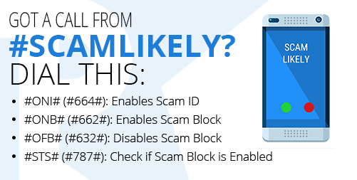 PrivacyStar's tweet image. Good thing you can! Dial #662# to enable your carrier's free #ScamBlock service!