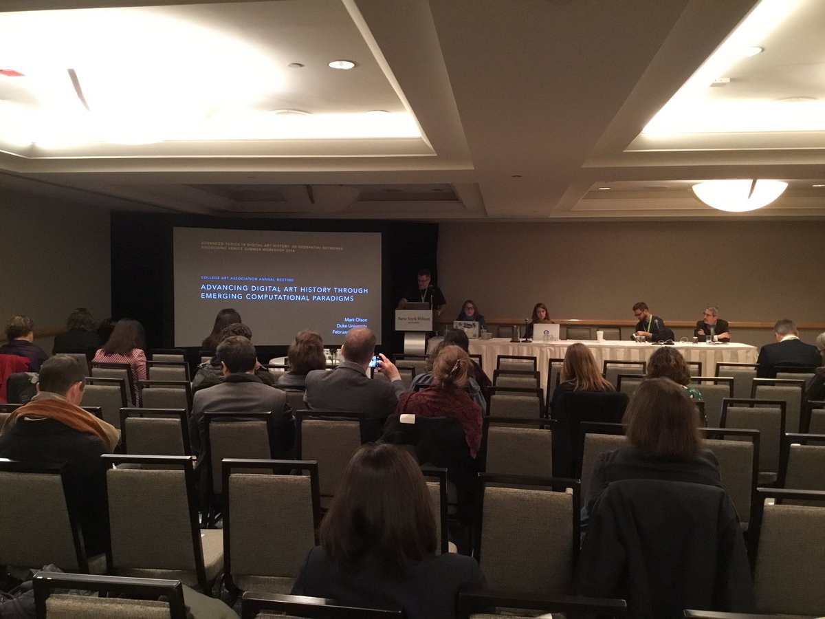 FAlbrezzi's tweet image. Mark Olson from @dukewired on #deepmachinelearning #ai and #arthistory #CAA2019