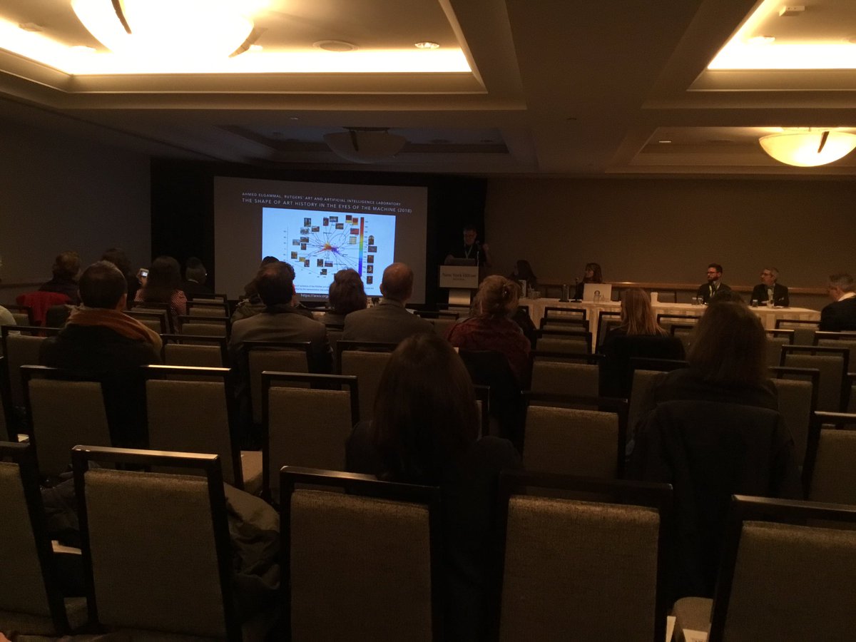 FAlbrezzi's tweet image. Mark Olson from @dukewired on #deepmachinelearning #ai and #arthistory #CAA2019