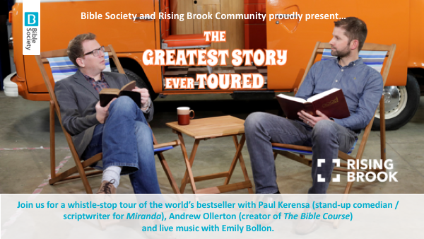 Just over a month to go until we host <a href="/BibleSociety/">Bible Society</a>'s Bible Course Tour on Fri 15 March! We look forward to welcoming <a href="/PaulKerensa/">Paul Kerensa</a> &amp; <a href="/AndyOllerton/">Andrew Ollerton</a> for a night of laughter and learning. Buy your tickets today at biblesociety.org.uk/explore-the-bi…