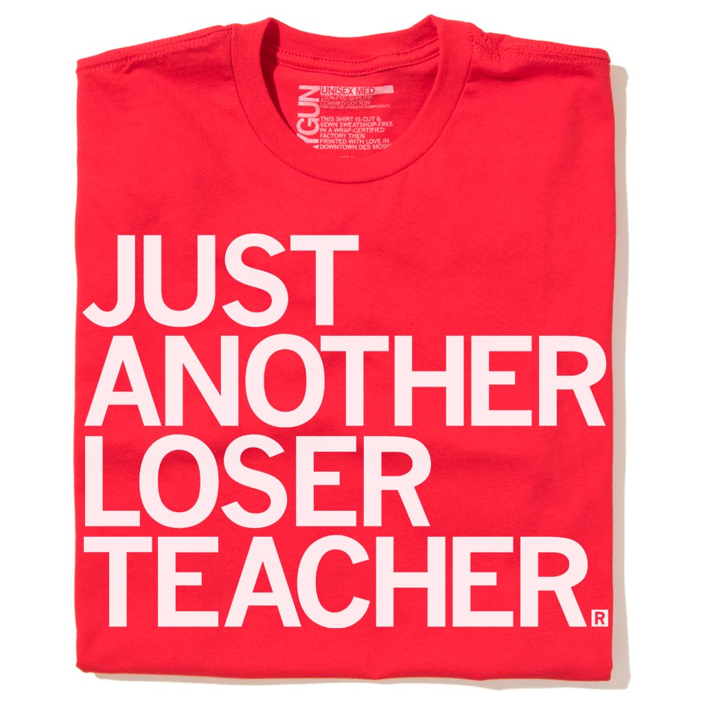 RAYGUNshirts's tweet image. going teaching. 

new shirt online now and in stores tomorrow: raygunsite.com/collections/ho…