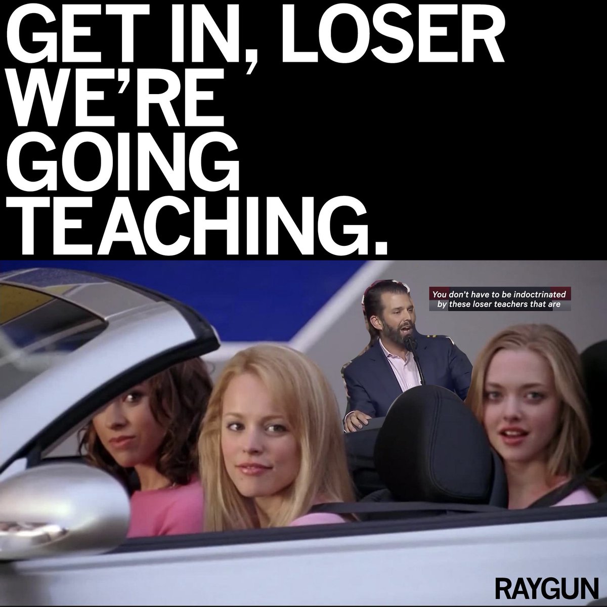 RAYGUNshirts's tweet image. going teaching. 

new shirt online now and in stores tomorrow: raygunsite.com/collections/ho…