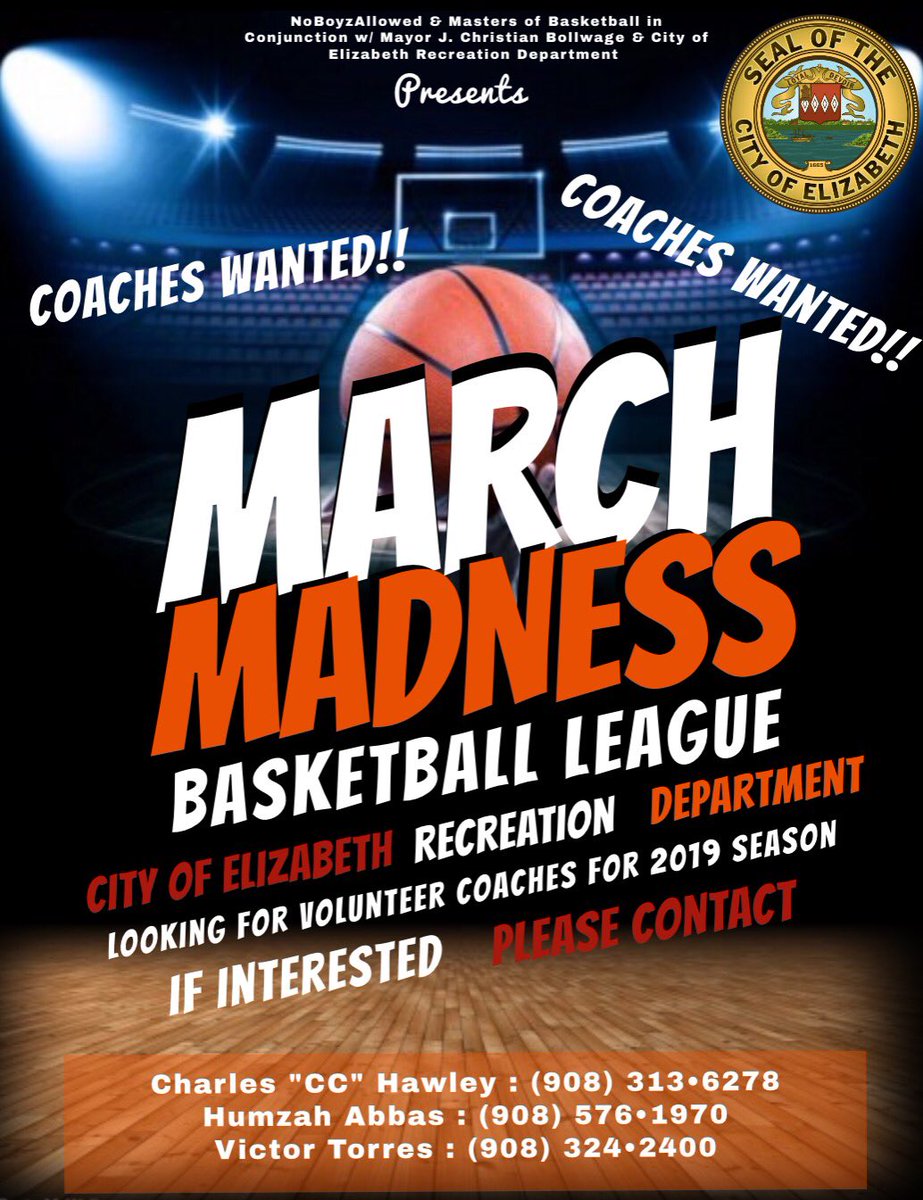 NoBoyzAllowedBB's tweet image. 3days Until The City Of Elizabeth March Madness Open Gym Evaluation &amp;amp; Workout 4 The Draft!! Come Get Better &amp;amp; Show Your Skill Set To The Coaches #1DraftPick To #60DraftPick Saturday February 16th They Will All Get Better &amp;amp; Have Lots Of Fun! COACHING OPPORTUNITIES STILL AVAILABLE