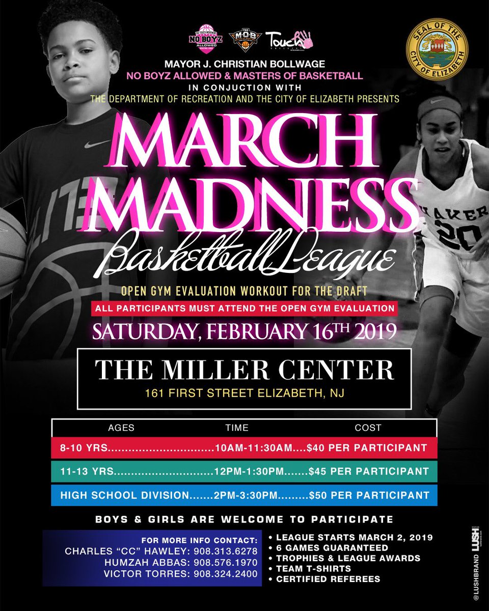 NoBoyzAllowedBB's tweet image. 3days Until The City Of Elizabeth March Madness Open Gym Evaluation &amp;amp; Workout 4 The Draft!! Come Get Better &amp;amp; Show Your Skill Set To The Coaches #1DraftPick To #60DraftPick Saturday February 16th They Will All Get Better &amp;amp; Have Lots Of Fun! COACHING OPPORTUNITIES STILL AVAILABLE
