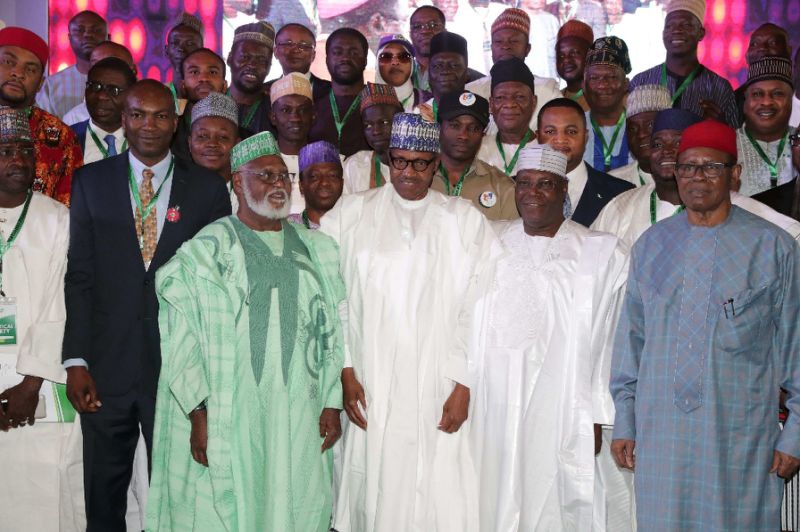 SwissPeaceHR's tweet photo. #Nigeria presidential candidates renew pledge for peaceful and free elections during today’s Abuja Peace Conference. @SwissMFA has been supporting the organizer of the event, Nigeria’s #NationalPeaceCommittee, in 2015 and again this year. #elections @KofiAnnanFdn https://t.co/bHmZkDskYK