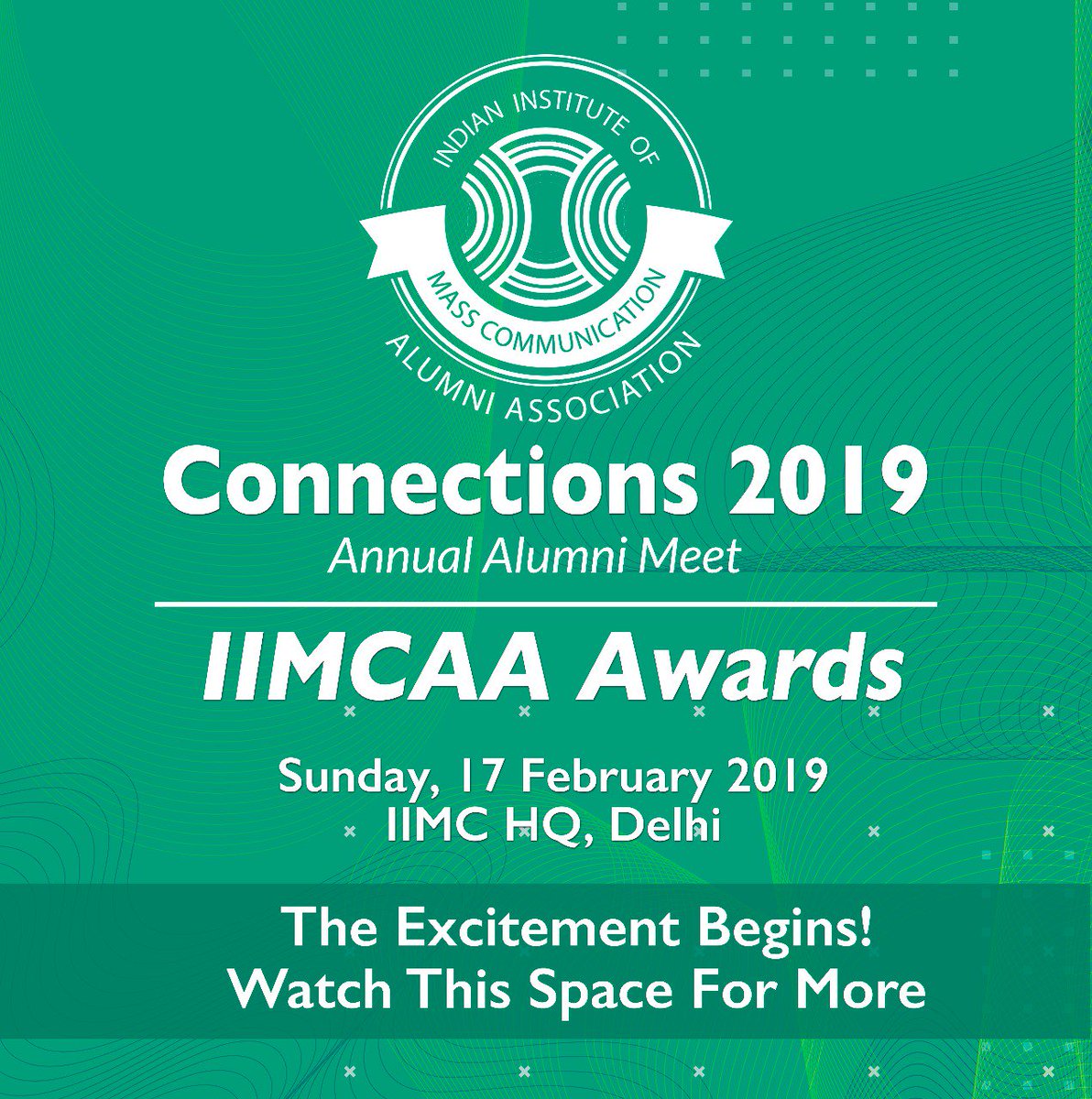 IIMC Alumni Association @IIMCAA  invites Alumni #Authors to display and sell their books at #IIMCAA Book Fair 2019 at #Connections2019. IIMCAA will provide stall space only. Interested alumni must register latest by 15 Feb. 2019, 5:00 PM. Email to: alumni.iimc@gmail.com
