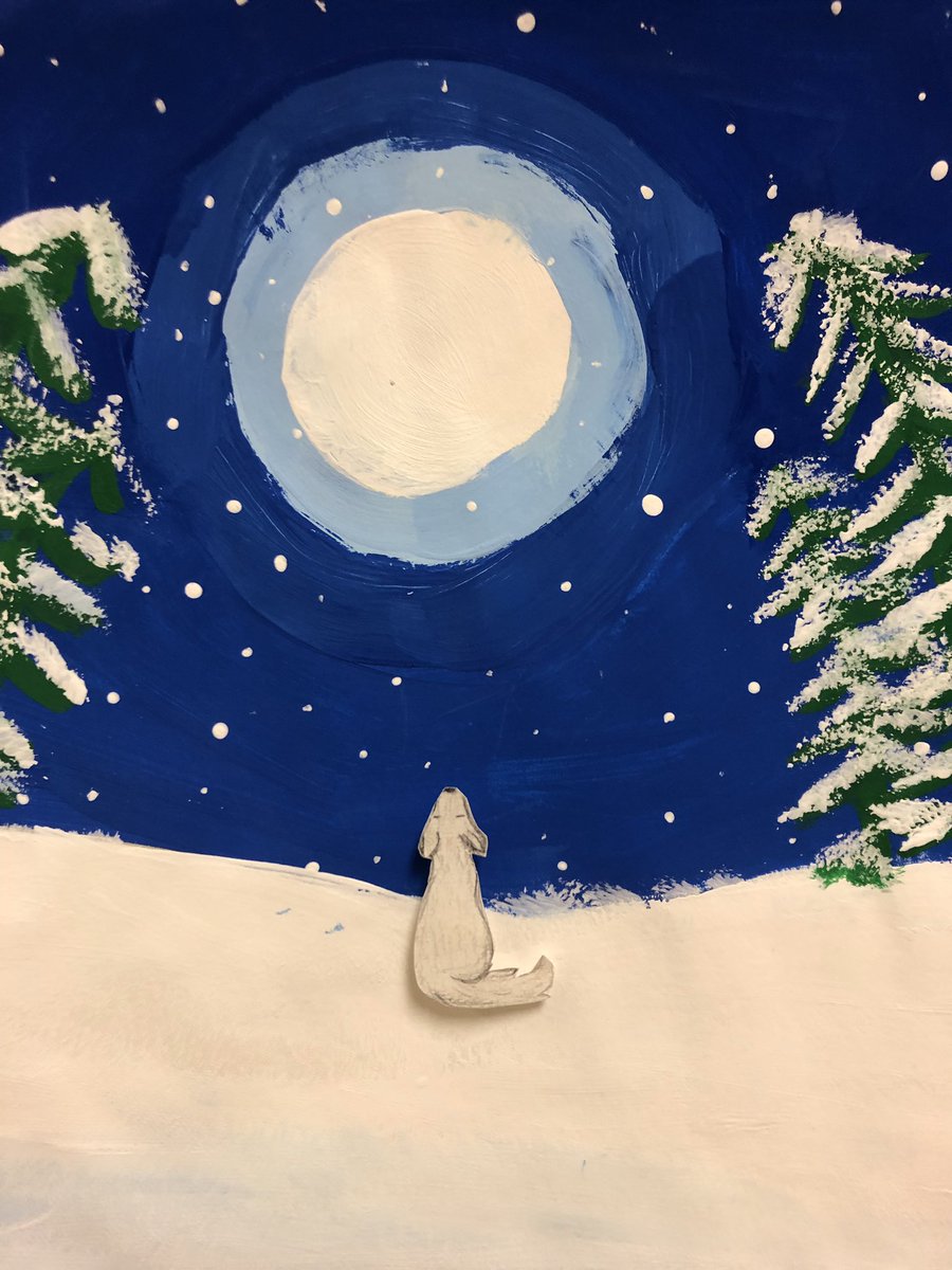 Mrs. Hand-Smith’s 5th graders find beauty in #winterlandscapes when studying #CharlesBurchfield #hcsdlearns #UPES