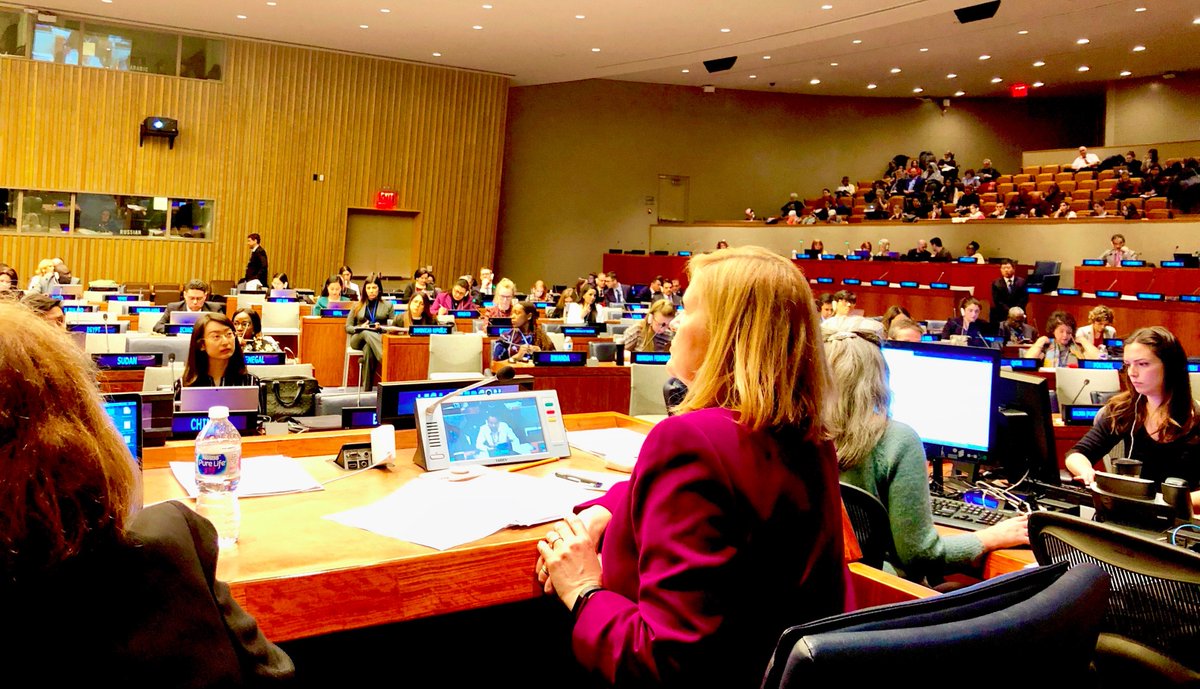 Such an honor to have our own @PresRyerson speak at #CSocD57 today